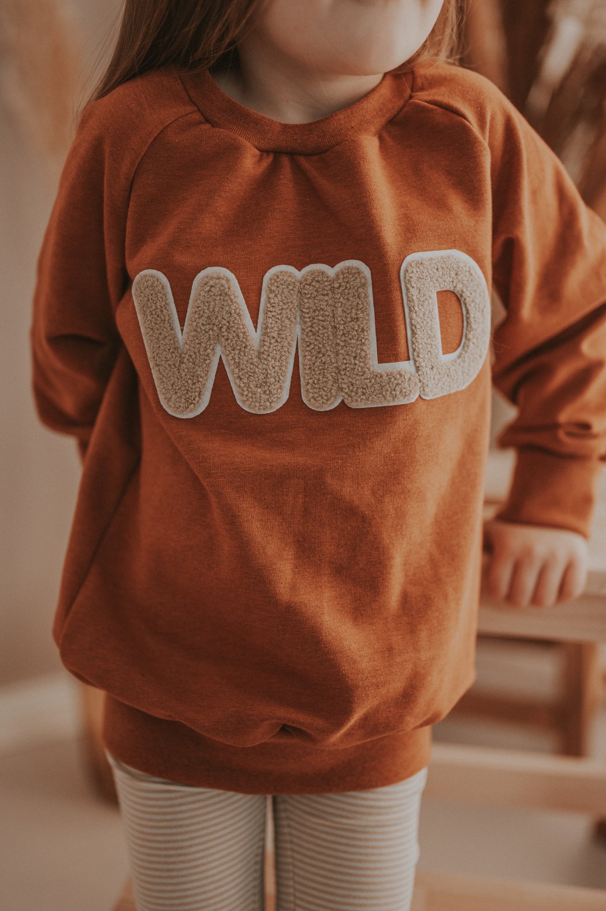 Pullover Wild-Patch rost