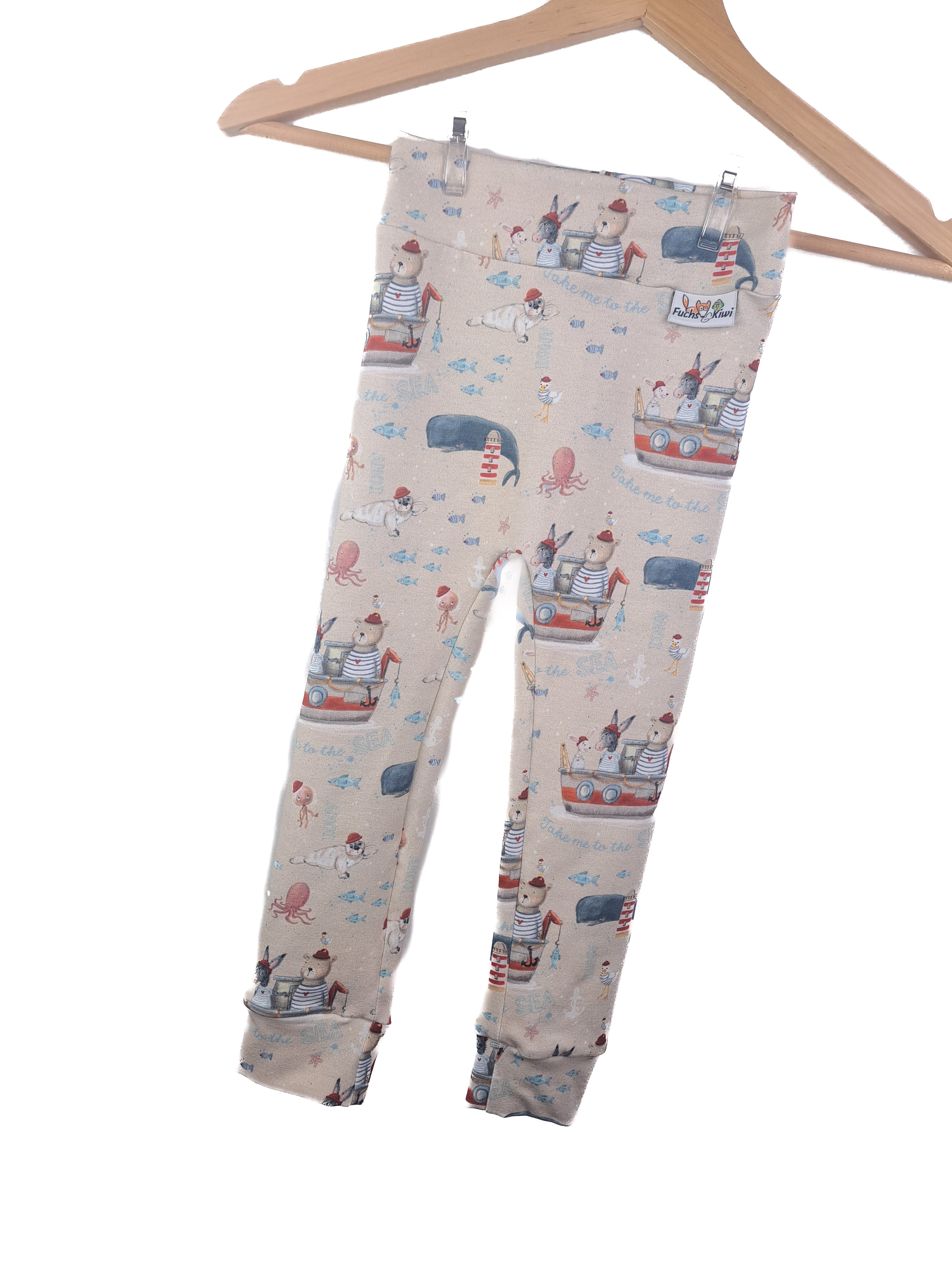 Leggings Tierische Schifffahrt 86/92