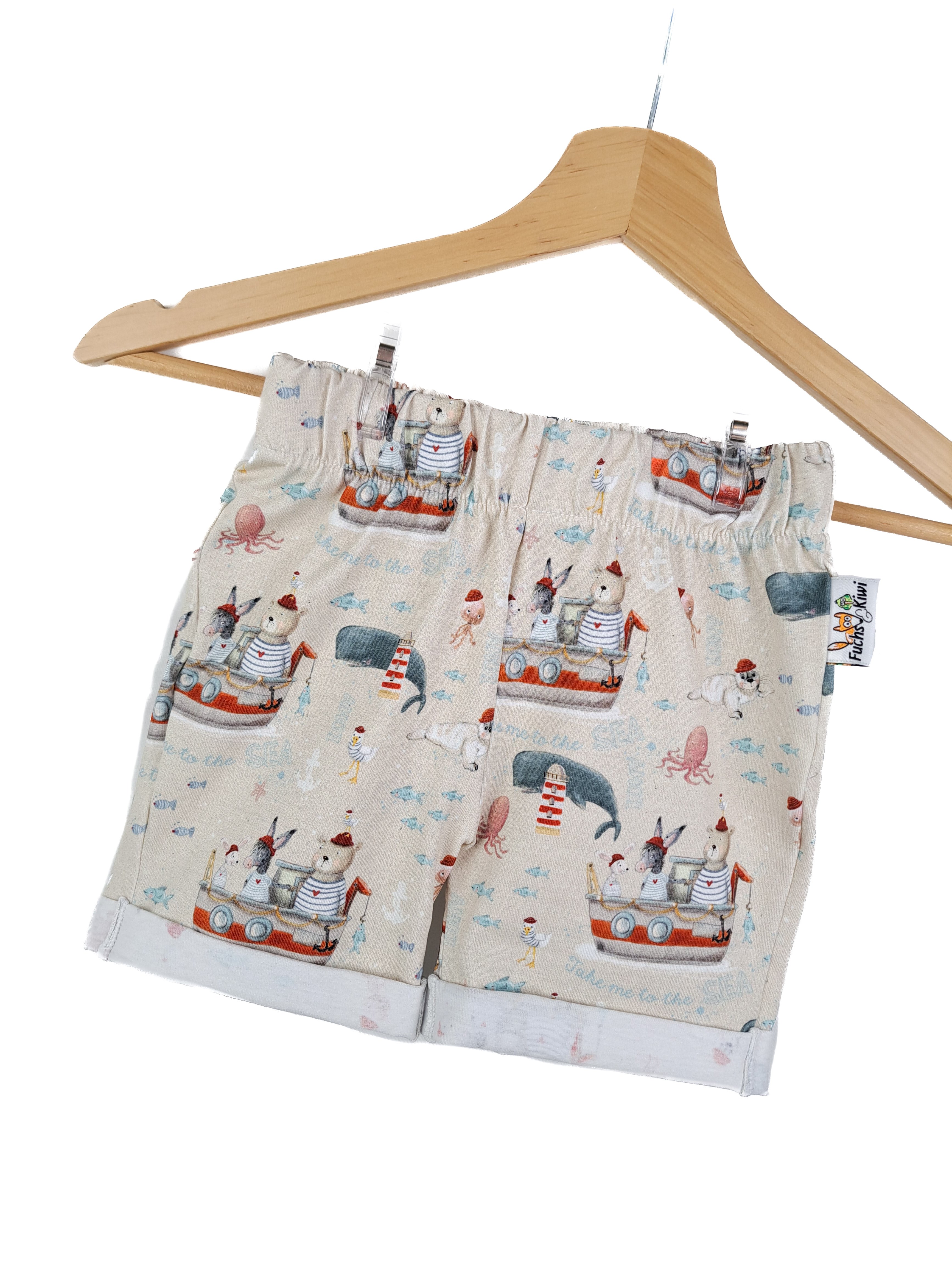 Kurze Shorts Tierische Schifffahrt