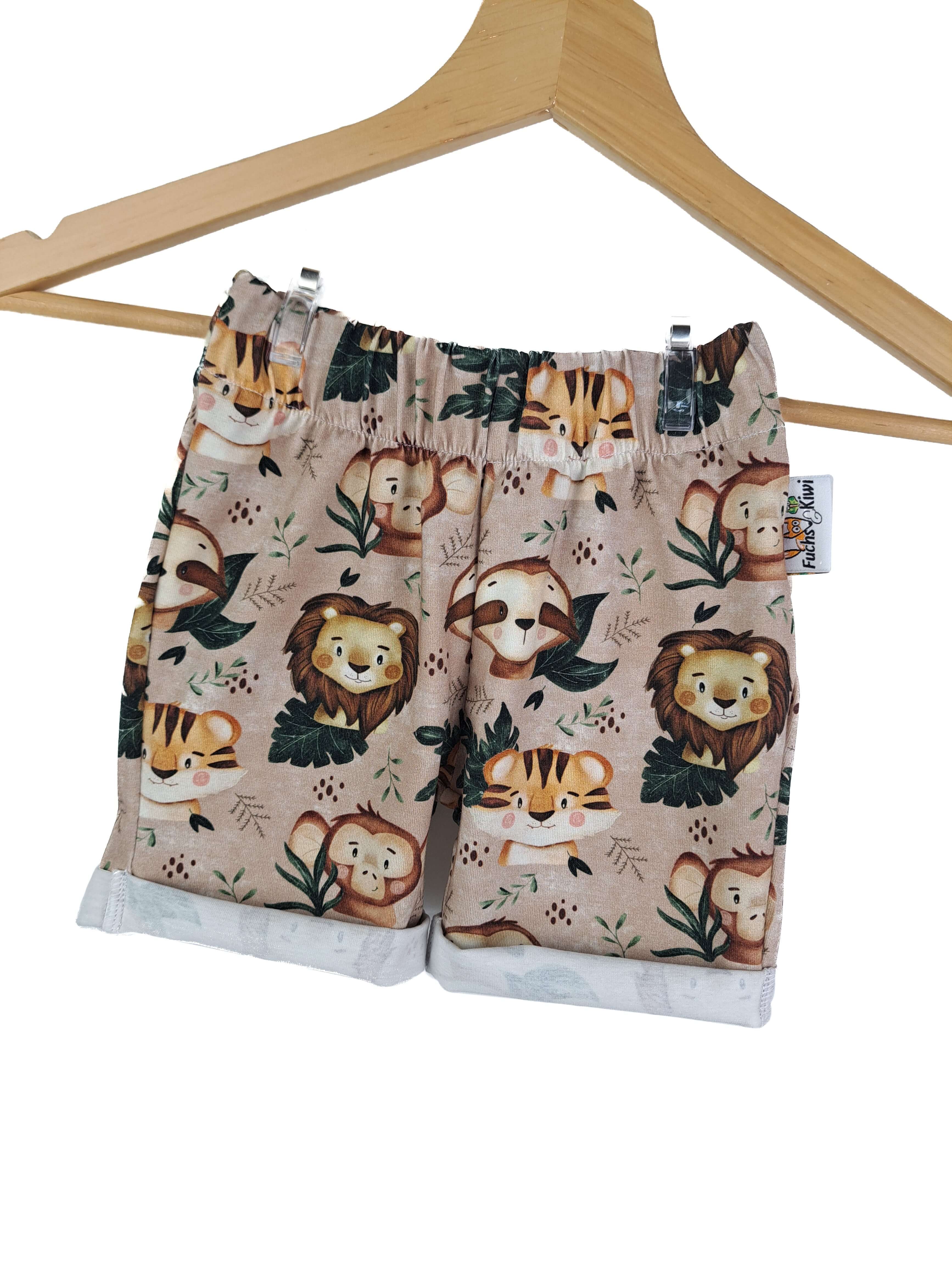 Kurze Shorts Wild Animals 74/80