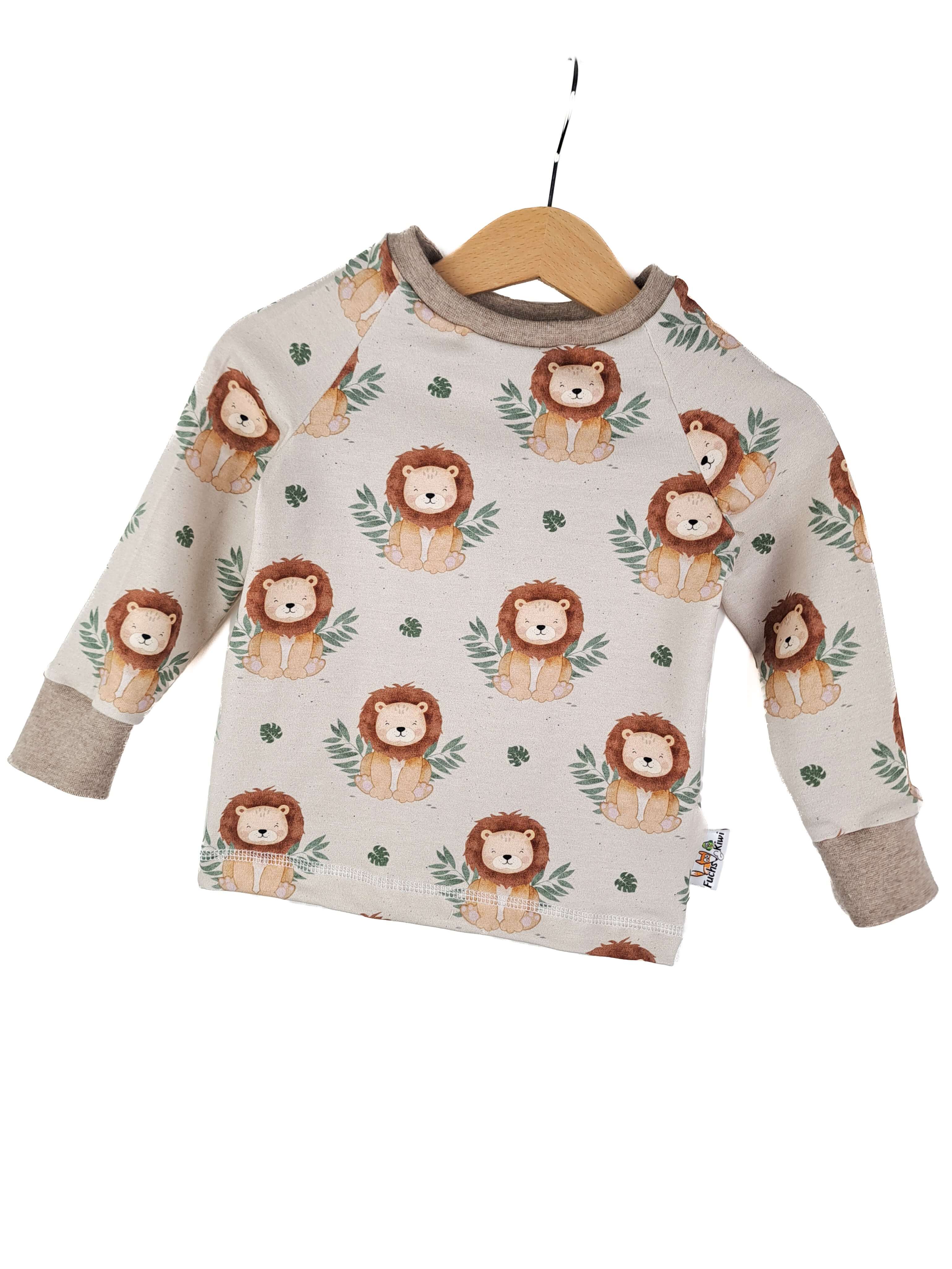 Langarmshirt Wild Lion