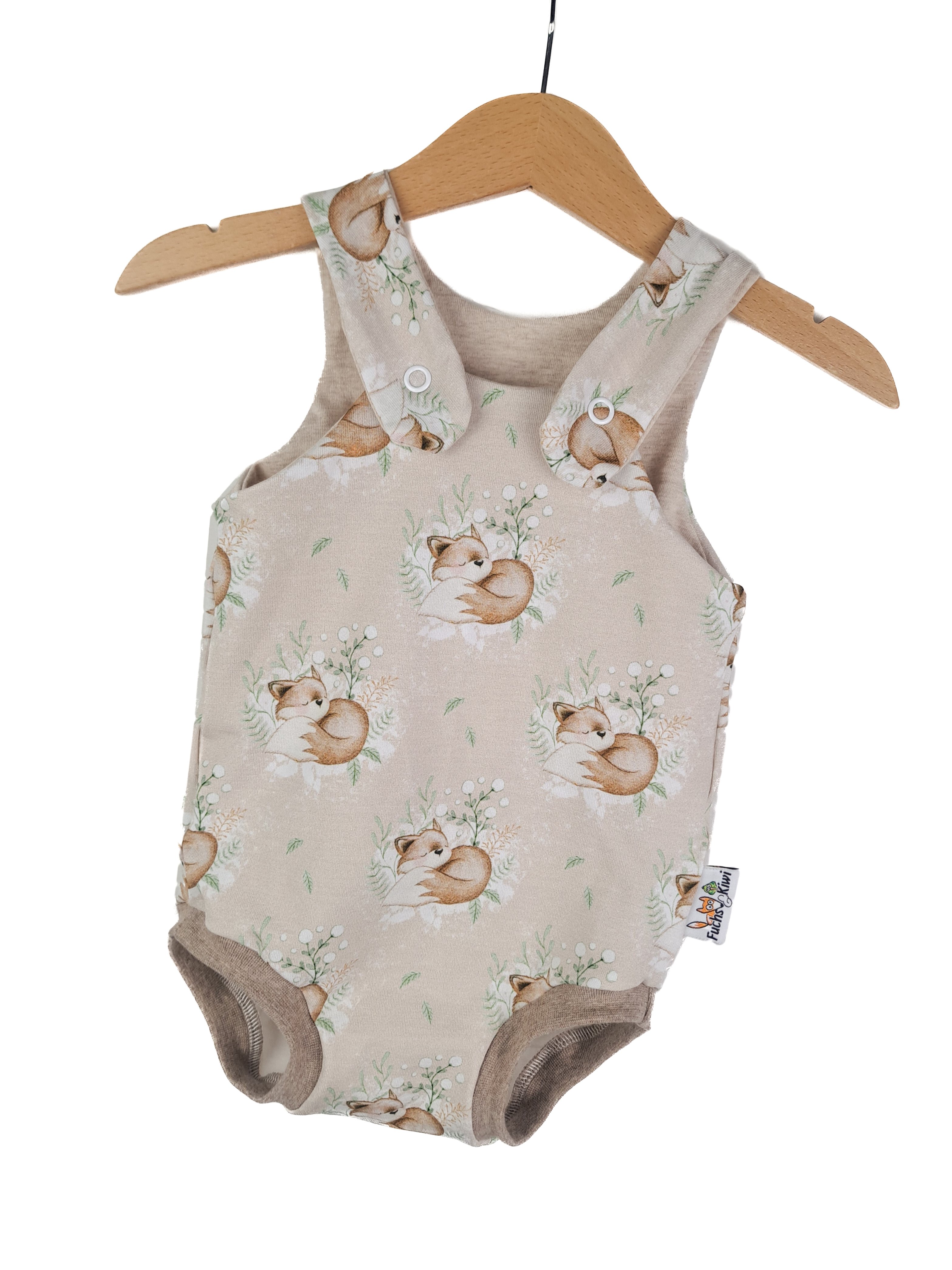 Sommerstrampler Fuchsbaby sand 74/80