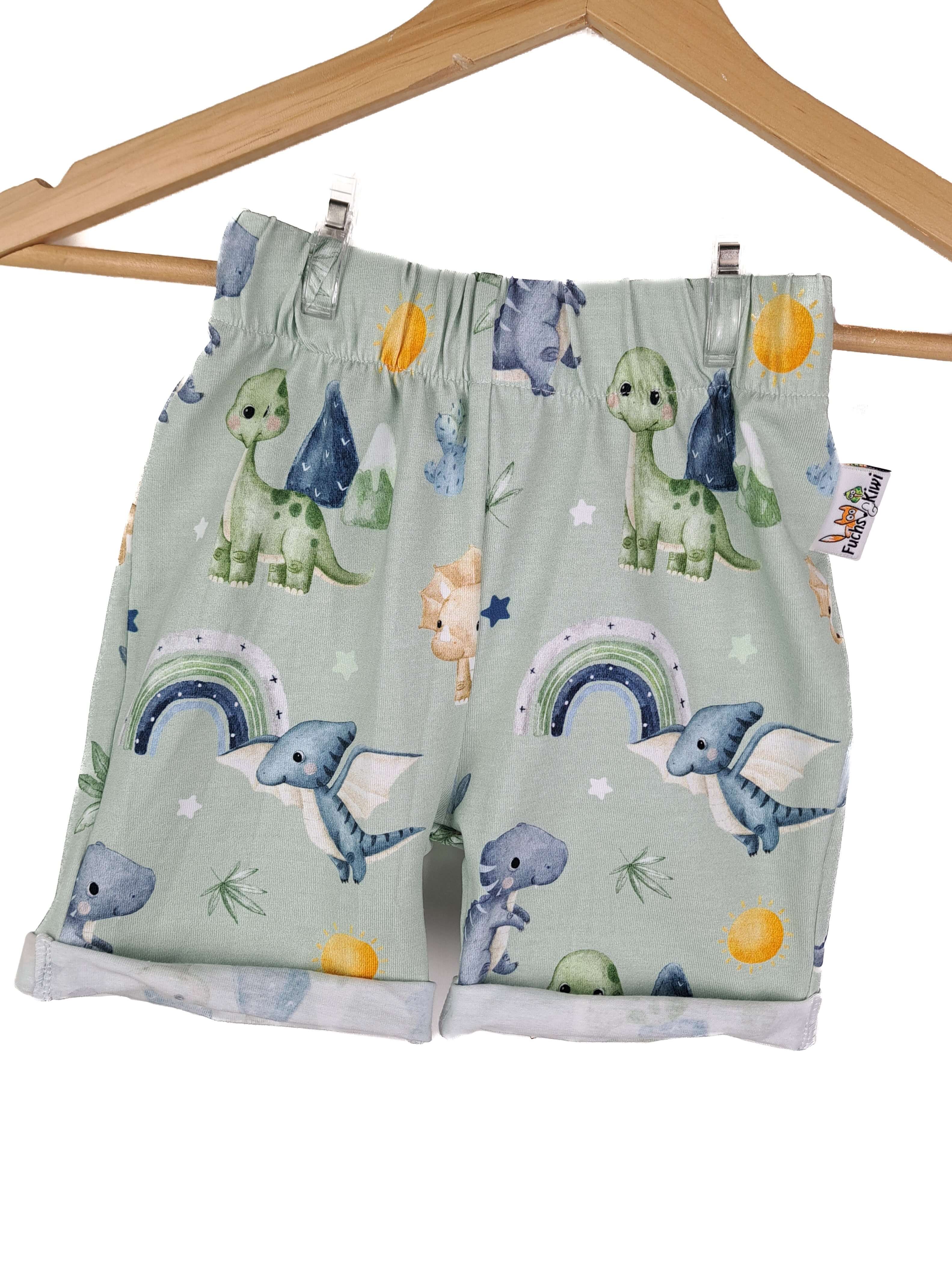 Kurze Shorts Dinoland mint 86/92