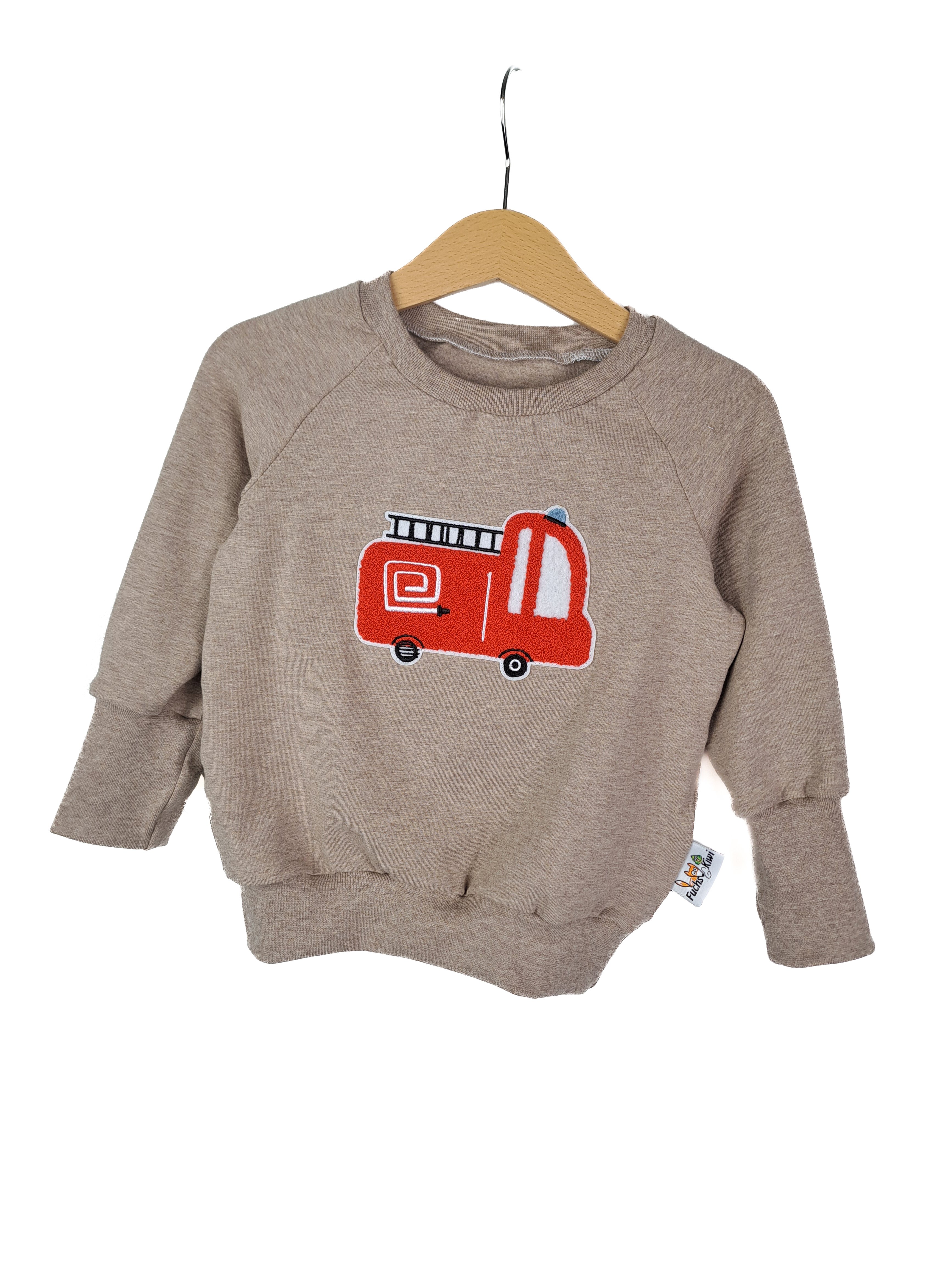 Pullover Feuerwehr-Patch sand