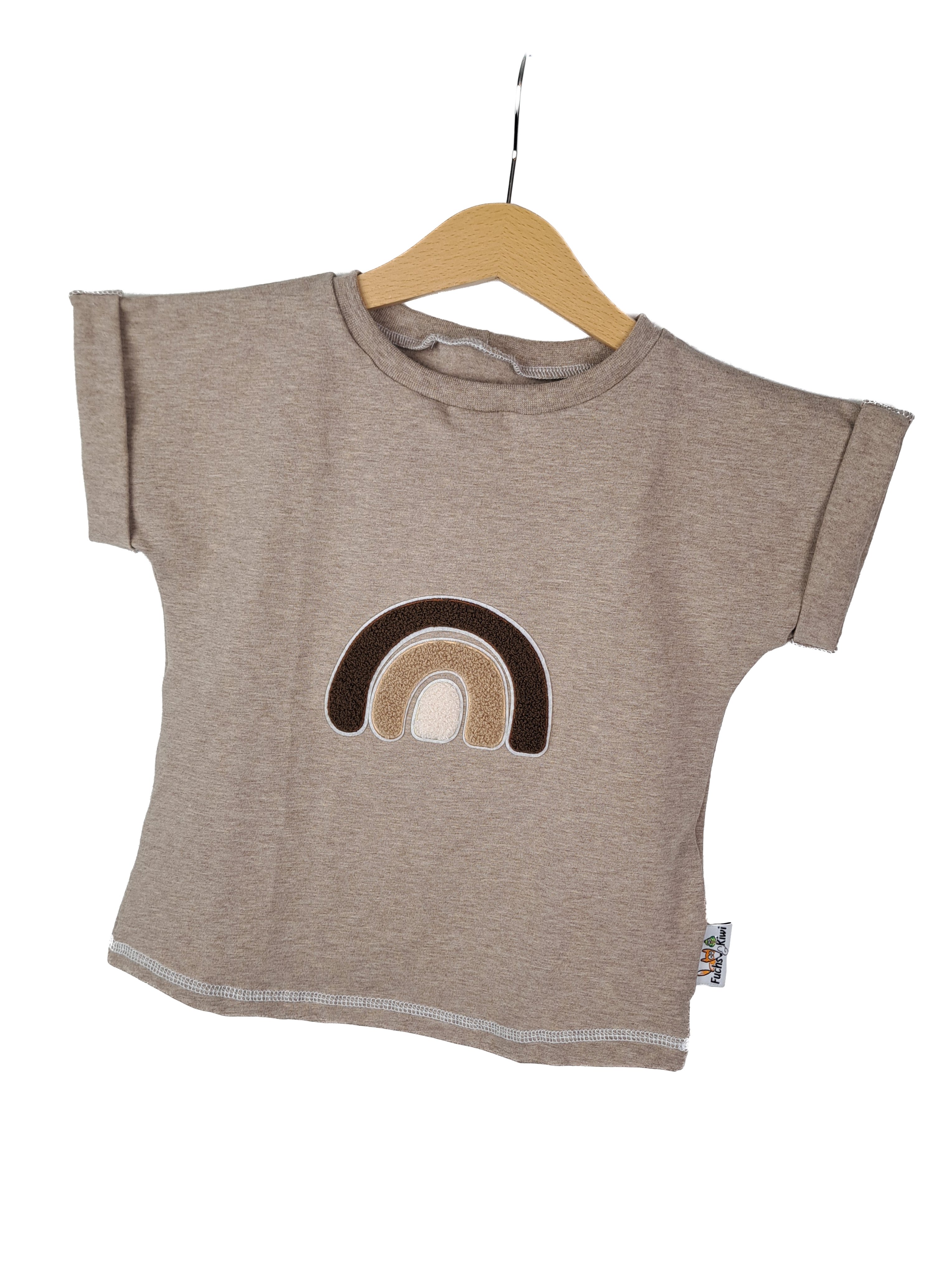 Shirty Regenbogen braun/sand