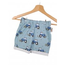 Kurze Shorts Traktoren blau 86/92