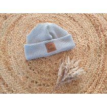 Hipster Beanie Kuschelstrick grau 50-54