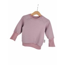 Pullover Waffeljersey altrosa