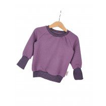 Pullover Waffeljersey flieder