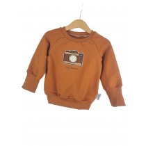Pullover Kamera-Patch rost
