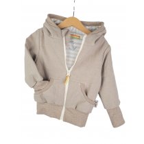 Individuell Leinenjacke sand mit Anker Streifen 98/104