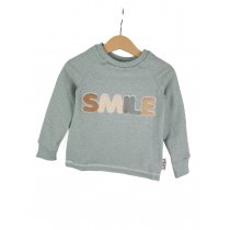 Langarmshirt Smile-Patch mint 86/92