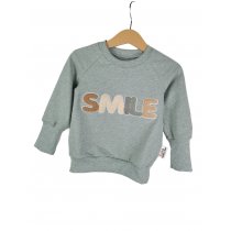 Hoodie Smile-Patch mint 86/92