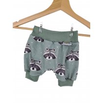 Kurze Hose Waschbär altmint