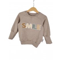 Pullover Smile-Patch sand