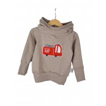 Hoodie Feuerwehr-Patch sand 86/92