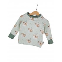 Langarmshirt Fuchsbaby mint