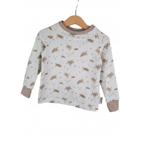 Langarmshirt Schildkröten creme