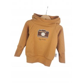 Hoodie Kamera-Patch curry