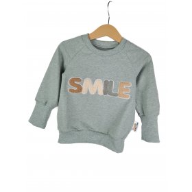 Pullover Smile-Patch mint