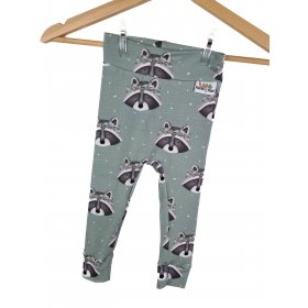 Leggings Waschbär altmint