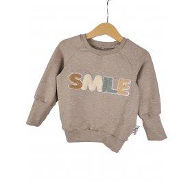 Pullover Smile-Patch sand