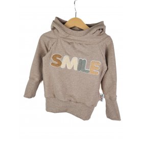 Hoodie Smile-Patch sand