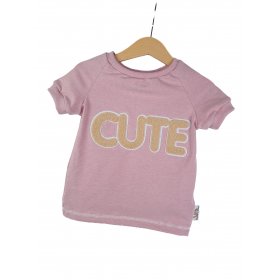 T-Shirt Cute-Patch rosa