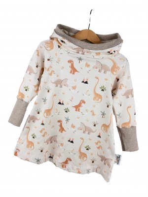 Hoodiekleid Dinos beige