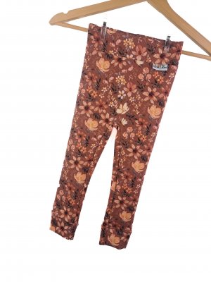 Leggings Feinripp Blümchen altrosa