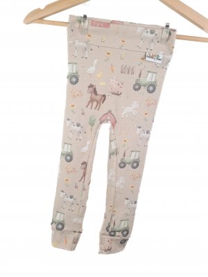 Leggings Bauernhof sand 74/80