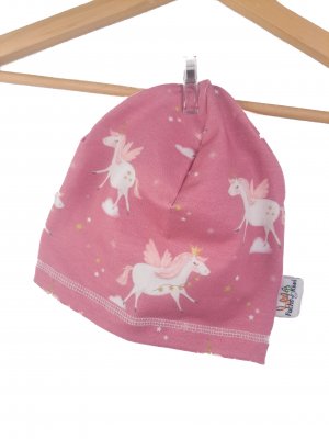 Beanie Einhörner pink 46-48