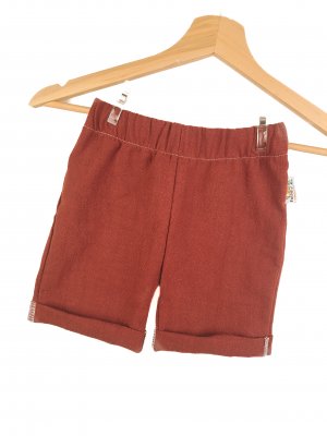 Indi Kurze Shorts Leinen rost