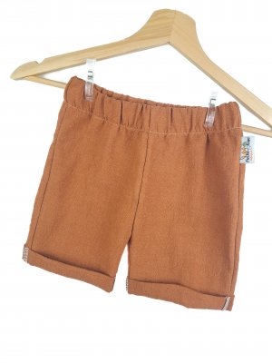 Indi Kurze Shorts Leinen karamell