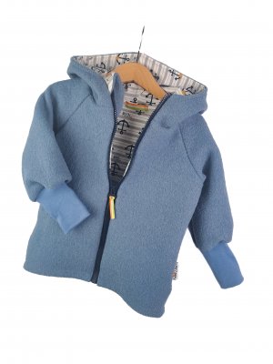 Walkjacke rauchblau