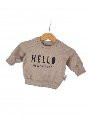 Pullover Hello sand