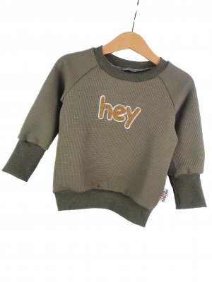 Pullover Hey Patch - khaki