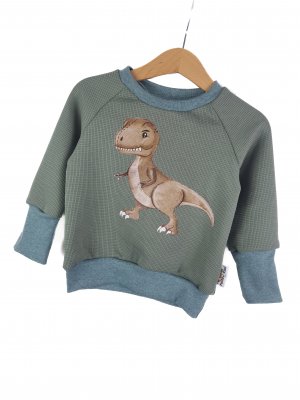 Pullover Dino-Patch altmint