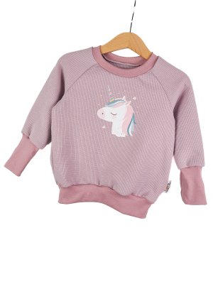 Pullover Einhorn-Patch