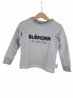 Langarmshirt Blödsinn all Day long-Patch