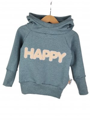 Hoodie Happy-Patch altmint