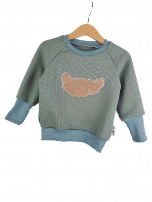 Pullover Croissant-Patch altmint