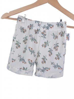 Kurze Shorts Musselin Blumenliebe