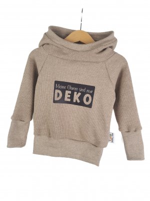 Hoodie Meine Ohren sind nur Deko sand