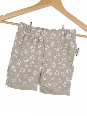 Kurze Shorts Musselin Leo sand