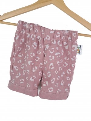 Kurze Shorts Musselin Leo altrosa