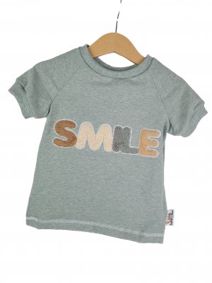 T-Shirt Smile-Patch mint