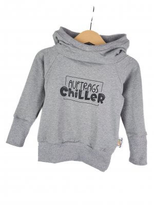 Hoodie Auftragschiller-Patch grau 86/92