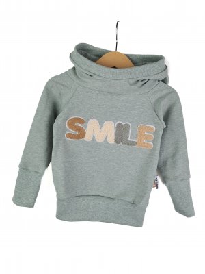 Hoodie Smile-Patch mint