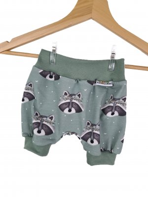 Kurze Hose Waschbär altmint